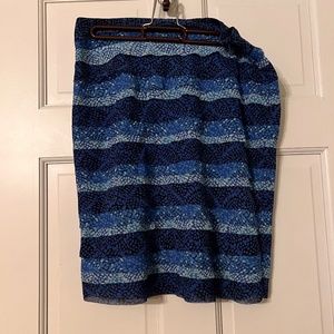 White House Black Market tiered ruffle skirt